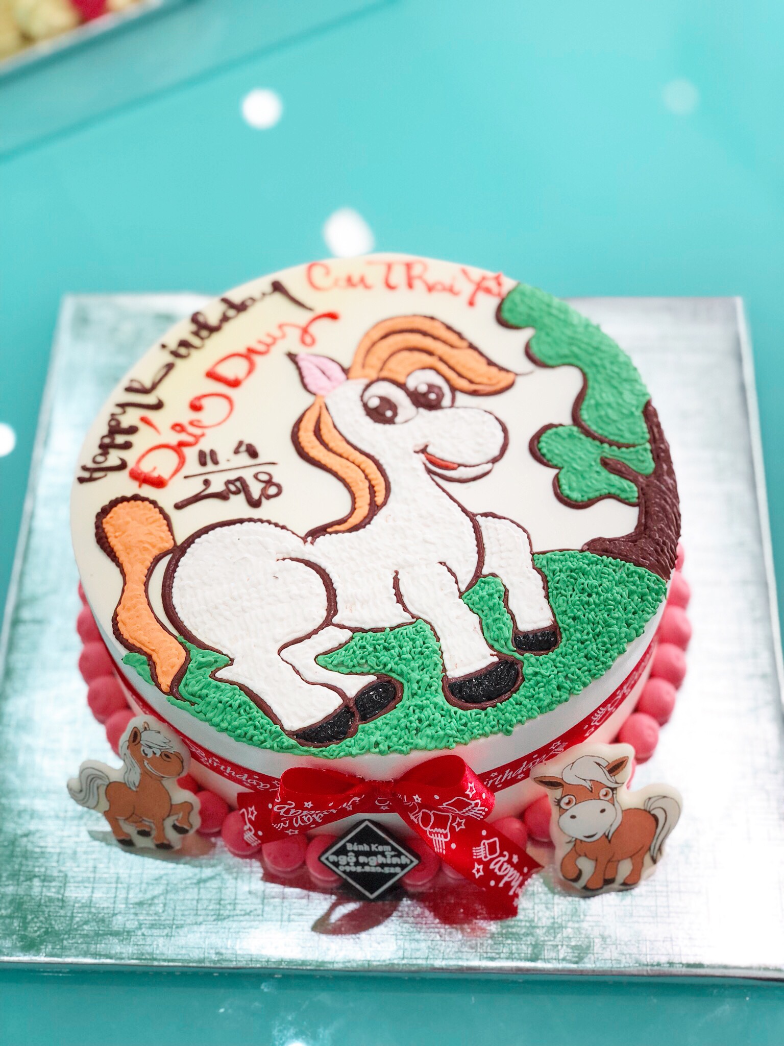 119-banh kem sinh nhat ve hinh ngua pony