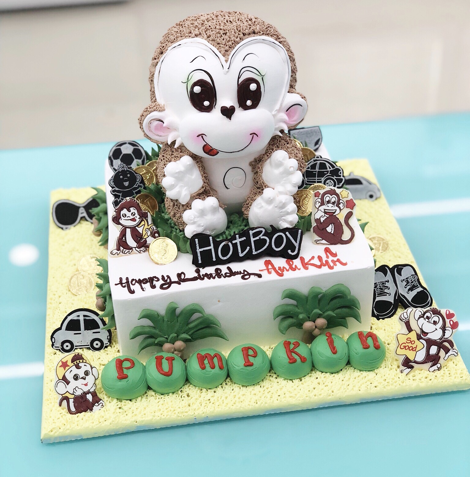 Rất đặc biệt Bánh sinh nhật hình con khỉ đẹp nhất Cho người thân yêu của bạn